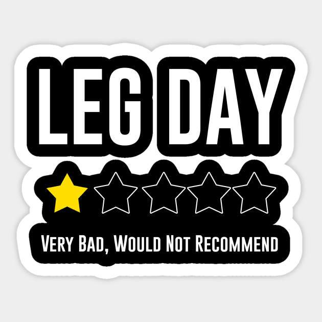 Leg Day Sticker by mikevdv2001